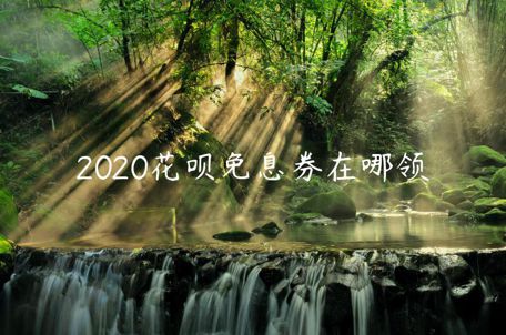 2020花唄免息券在哪領(lǐng)